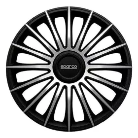 Radkappe Sparco Torino CS5 Schwarz Silberfarben 15" (4 uds) von Sparco, Radkappen - Ref: S3701398, Preis: 42,66 €, Rabatt: %