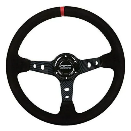 Volante Racing OCC Motorsport Nero Nero/Rosso Ø 35 cm di OCC Motorsport, Volanti e alberi volano - Rif: S3702924, Prezzo: 61,...