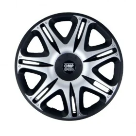 Hubcap OMP Ghost Speed Black Silver 16" (4 uds) by OMP, Trims - Ref: S3706778, Price: 44,55 €, Discount: %