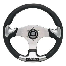 Volante de Corrida Sparco 015THPUGR345 Preto Prateado de Sparco, Volantes e eixos de volante - Ref: S3706980, Preço: 78,84 €,...