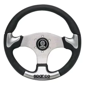 Volante de Corrida Sparco 015THPUGR345 Preto Prateado de Sparco, Volantes e eixos de volante - Ref: S3706980, Preço: 80,43 €,...