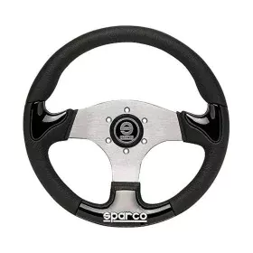 Racing Steering Wheel Sparco P222 Black by Sparco, Steering wheels and shafts - Ref: S3706981, Price: 78,84 €, Discount: %