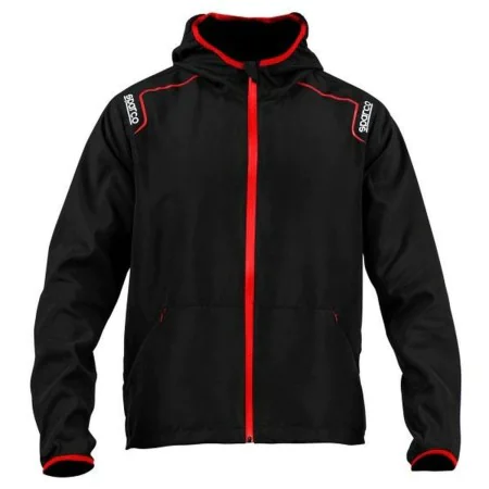 Sudadera con Capucha Sparco Cortaviento Negro de Sparco, Jerseys y sudaderas temáticos - Ref: S3707452, Precio: 41,90 €, Desc...