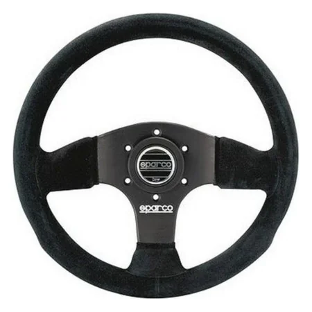 Rennsport-Lenkrad Sparco 300 Schwarz von Sparco, Lenkräder und Lenkerachsen - Ref: S3707888, Preis: 237,90 €, Rabatt: %