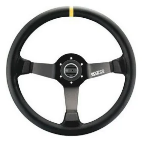 Racing Steering Wheel Sparco 015R325CSN Black by Sparco, Steering wheels and shafts - Ref: S3707891, Price: 227,23 €, Discoun...