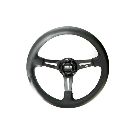 Racing Steering Wheel OCC Motorsport OCCVOL016 Black Leather Ø 35 cm by OCC Motorsport, Steering wheels and shafts - Ref: S37...