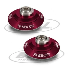 Set de clips para casco Bell HANS Rojo FIA 8858-2010 de Bell, Cascos - Ref: S37112619, Precio: 105,09 €, Descuento: %