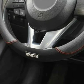 Steering Wheel Cover Sparco SPCS122RS Ø 37-38 cm Red by Sparco, Steering wheels and shafts - Ref: S37113332, Price: 19,98 €, ...