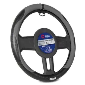 Steering Wheel Cover Sparco SPCS128GR Ø 37-38 cm Grey by Sparco, Steering wheels and shafts - Ref: S37113335, Price: 19,98 €,...