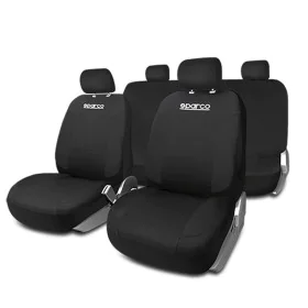 Car Seat Covers Sparco Strada Black by Sparco, Car Covers - Ref: S37113493, Price: 49,61 €, Discount: %