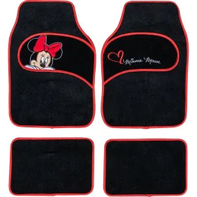 Car Floor Mat Set Minnie Mouse CZ10339 Black/Red by Minnie Mouse, Non-Slip Mats - Ref: S37113713, Price: 35,72 €, Discount: %