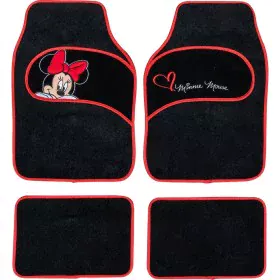 Car Floor Mat Set Minnie Mouse CZ10339 Black/Red by Minnie Mouse, Non-Slip Mats - Ref: S37113713, Price: 37,78 €, Discount: %