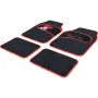 Conjunto de Tapetes de Carro Minnie Mouse CZ10339 Preto/Vermelho de Minnie Mouse, Tapetes antiderrapantes - Ref: S37113713, P...