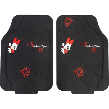 Conjunto de Tapetes de Carro Minnie Mouse CZ10901 Preto de Minnie Mouse, Tapetes antiderrapantes - Ref: S37113714, Preço: 53,...