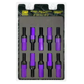 Kit de vissage OMP OMPS09971211 28 mm Violet M12 x 1,25 de OMP, Vis, écrous et clous de roue - Réf : S37113861, Prix : 118,94...