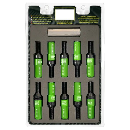 Kit de tornillos OMP OMPS09971208 28 mm Verde M12 x 1,25 de OMP, Tornillos, tuercas y clavos de ruedas - Ref: S37113864, Prec...