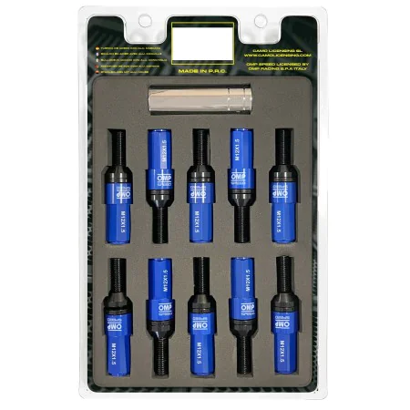 Kit de vissage OMP OMPS09981207 28 mm Bleu M12 x 1,50 de OMP, Vis, écrous et clous de roue - Réf : S37113868, Prix : 124,17 €...