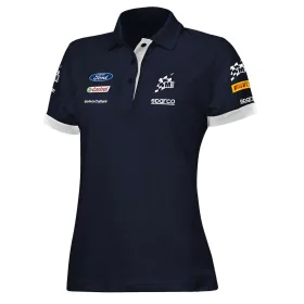 Polo à manches courtes Sparco S013007MSBM3L Blue marine Femme L de Sparco, Polos - Réf : S37114155, Prix : 66,70 €, Remise : %