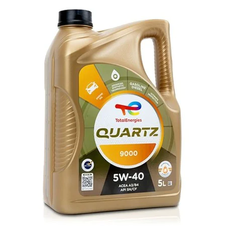 Car Motor Oil Totalenergies Quartz 9000 5W40 5 L by Totalenergies, Engine oil additives - Ref: S37114315, Price: 41,71 €, Dis...