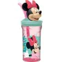 Cup with Straw Minnie Mouse CZ11337 Pink 360 ml 3D by Minnie Mouse, Water bottles - Ref: S37114569, Price: 9,66 €, Discount: %