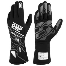 Men's Driving Gloves OMP SPORT Black/White S by OMP, Gloves - Ref: S37114719, Price: 85,96 €, Discount: %