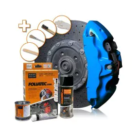 Painting set Foliatec 2188 GT-BLUE Brake Calipers 3 Pieces Blue 400 ml by Foliatec, Brake Calliper Lacquer - Ref: S37115077, ...