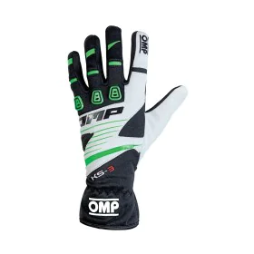 Gants de karting pour enfants OMP KS-3 MY2018 Blanc Noir Vert 6 kart de OMP, Gants - Réf : S37115173, Prix : 51,24 €, Remise : %