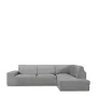 Funda para chaise longue de brazo largo derecho Eysa ROC Gris claro 110 x 120 x 500 cm de Eysa, Sofás - Ref: D1607426, Precio...