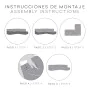 Funda para chaise longue de brazo largo derecho Eysa ROC Gris claro 110 x 120 x 500 cm de Eysa, Sofás - Ref: D1607426, Precio...