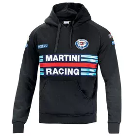 Felpa con Cappuccio Sparco Martini Racing	 Nero XXXL di Sparco, Felpe e maglioni - Rif: S37115605, Prezzo: 100,10 €, Sconto: %