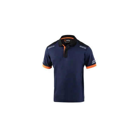 Polo a Maniche Corte Uomo Sparco TW Azzurro Arancio Blu scuro di Sparco, Polo - Rif: S37115996, Prezzo: 33,42 €, Sconto: %