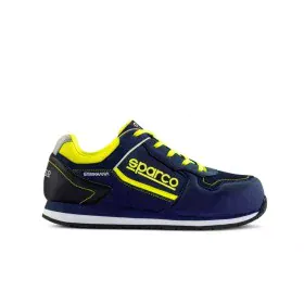 Racing Ankle Boots Sparco GYMKHANA DANI Yellow Blue Navy Blue by Sparco, Shoes - Ref: S37116004, Price: 91,21 €, Discount: %