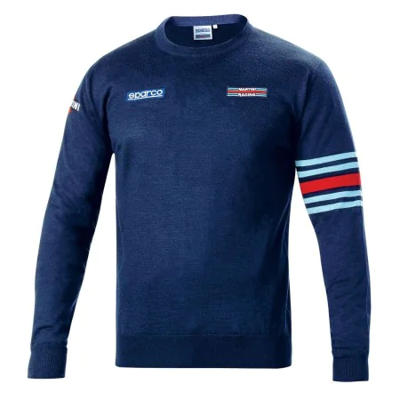 Sweat sans capuche homme Sparco Martini Racing Bleu foncé de Sparco, Pulls, pulls à capuches et sweatshirts - Réf : S37116045...