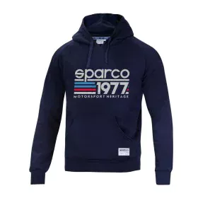 Men’s Hoodie Sparco 1977 Dark blue XL by Sparco, Jumpers, Hoodies & Sweatshirts - Ref: S37116048, Price: 60,72 €, Discount: %