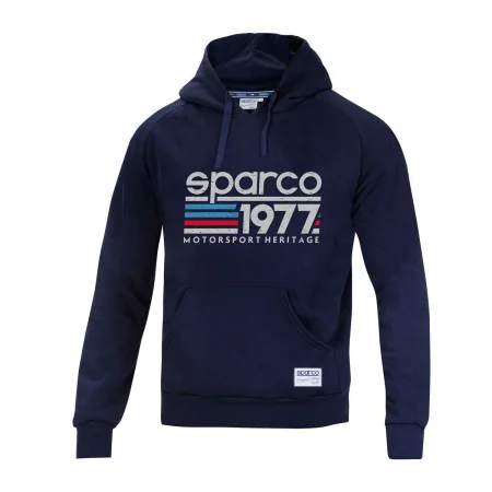 Felpa con Cappuccio Uomo Sparco 1977 Blu scuro XL di Sparco, Felpe e maglioni - Rif: S37116048, Prezzo: 60,72 €, Sconto: %