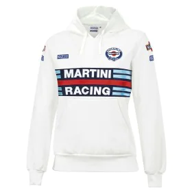 Polar com Capuz Mulher Sparco Martini Racing Branco de Sparco, Jerseys e camisolas temáticas - Ref: S37116055, Preço: 95,88 €...