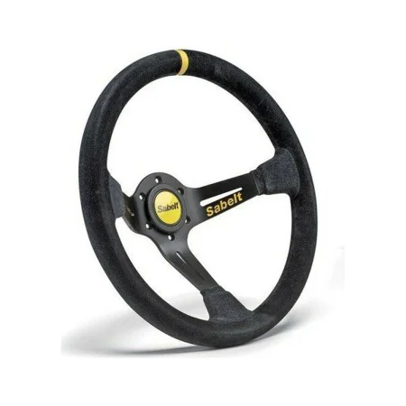 Racing Steering Wheel Sabelt SW-390 Black by Sabelt, Steering wheels and shafts - Ref: S3711841, Price: 180,83 €, Discount: %