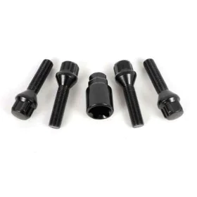 Parafusos Anti-roubo OMP OMPS09851201 M12 x 1,25 4 uds Preto de OMP, Parafusos, porcas e cravos de rodas - Ref: S3714291, Pre...