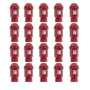 Set Dadi OMP 7075 M12 x 1,25 40 mm 20 uds Rosso di OMP, Bulloni, dadi e borchie per ruote - Rif: S3714310, Prezzo: 80,71 €, S...