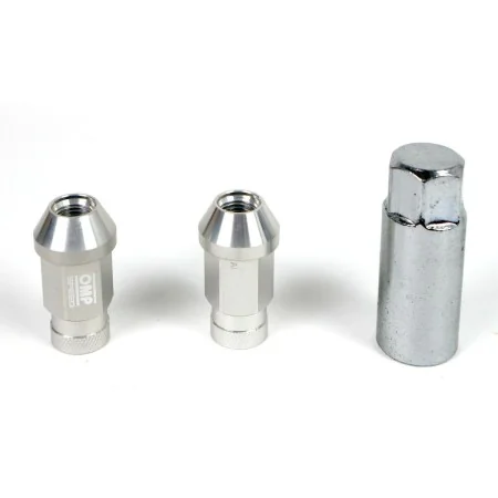 Set Nuts OMP 7075 40 mm M14 x 1,50 20 uds Silver by OMP, Nuts, bolts and pins for tyres - Ref: S3714332, Price: 80,71 €, Disc...