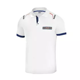 Herren Kurzarm-Poloshirt Sparco Martini Racing Weiß (Größe M) von Sparco, Poloshirts - Ref: S3721289, Preis: 70,05 €, Rabatt: %