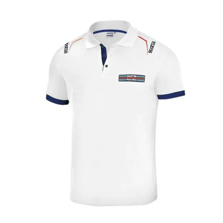 Men’s Short Sleeve Polo Shirt Sparco Martini Racing White by Sparco, Polo Shirts - Ref: S3721290, Price: 71,45 €, Discount: %