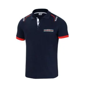 Polo à manches courtes homme Sparco Martini Racing Blue marine de Sparco, Polos - Réf : S3721295, Prix : 70,05 €, Remise : %