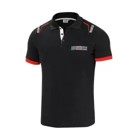 Polo a Maniche Corte Uomo Sparco Martini Racing Nero di Sparco, Polo - Rif: S3721301, Prezzo: 71,45 €, Sconto: %