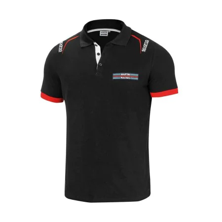 Polo à manches courtes homme Sparco Martini Racing Noir de Sparco, Polos - Réf : S3721301, Prix : 71,45 €, Remise : %