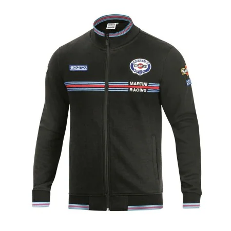 Men’s Sweatshirt without Hood Sparco MARTINI RACING Black Size M by Sparco, Jumpers, Hoodies & Sweatshirts - Ref: S3721331, P...