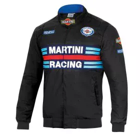 Jacke für Erwachsene Sparco Martini Racing Schwarz M von Sparco, Jacken - Ref: S3721373, Preis: 185,20 €, Rabatt: %