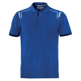 Polo à manches courtes Sparco STRETCH Bleu (Taille M) de Sparco, Polos - Réf : S3721639, Prix : 23,07 €, Remise : %