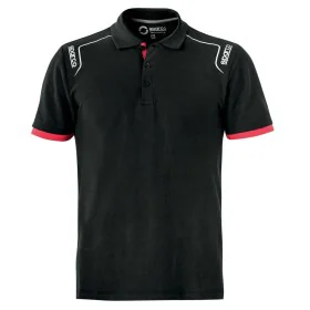 Polo à manches courtes Sparco TECH STRETCH Noir M de Sparco, Polos - Réf : S3721651, Prix : 22,71 €, Remise : %