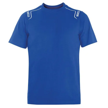 Camiseta de Manga Corta Sparco TECH STRETCH Azul de Sparco, Camisetas y Tops - Ref: S3721659, Precio: 15,90 €, Descuento: %